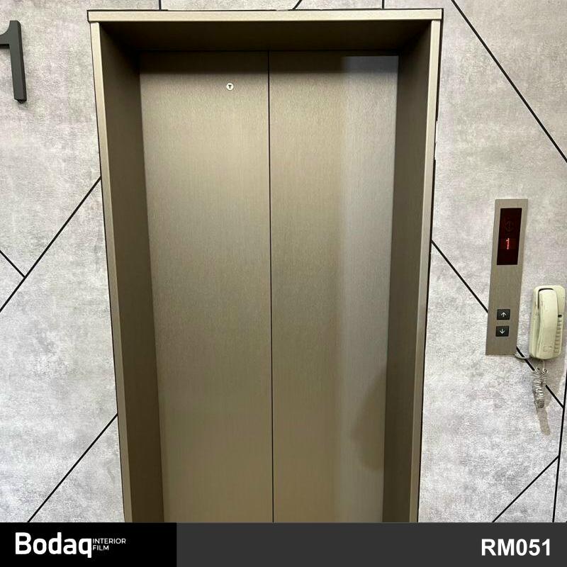 電梯貼膜 商廈老舊客梯升降機電梯內外翻新轉色貼膜 Bodaq RM051