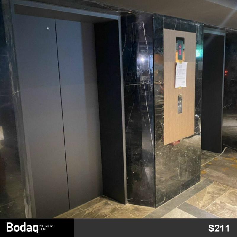 電梯貼膜 大堂客梯老舊升降機內外翻新轉色貼膜 Bodaq S211