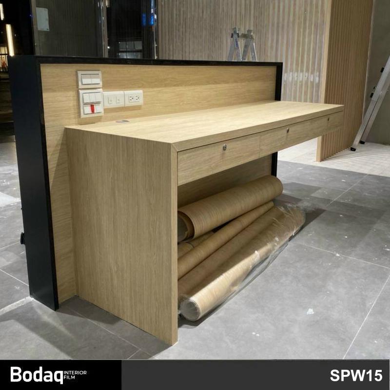 枱面貼膜 商業空間 辦公室前台檯面裝飾翻新轉色貼膜 Bodaq SPW15