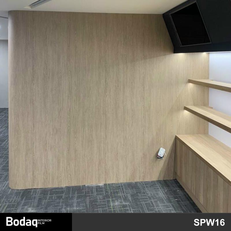 牆壁貼膜 辦公空間寫字樓展示牆裝飾翻新轉色貼膜 Bodaq SPW16