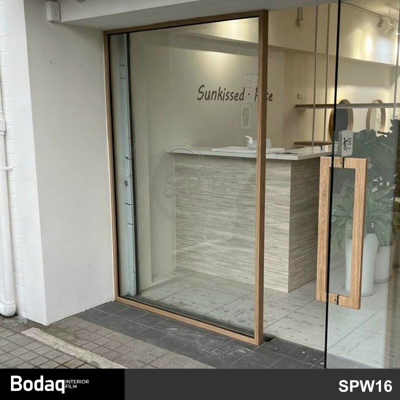 門片貼膜 零售店鋪大門玻璃門框裝飾翻新改色貼膜 Bodaq SPW16
