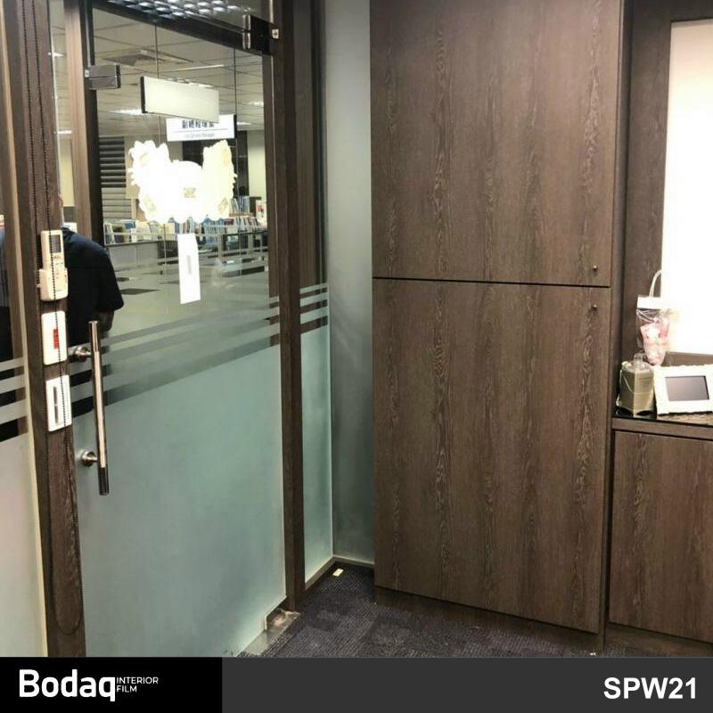 門片貼膜 辦公室房間玻璃門框裝飾翻新改色貼膜 Bodaq SPW21