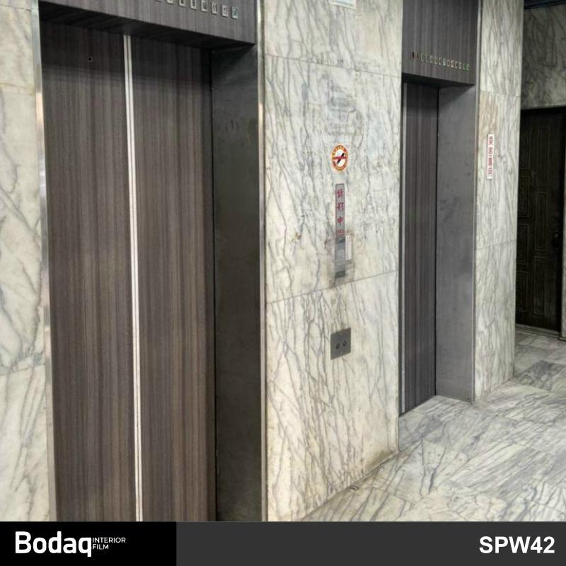 電梯貼膜 工業大廈老舊客貨梯內外翻新轉色貼膜 Bodaq SPW42