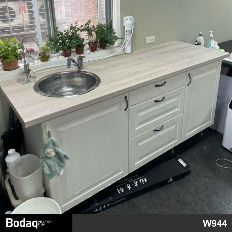 枱面貼膜 家居空間 住家廚房櫃台面裝飾翻新轉色貼膜 Bodaq W944