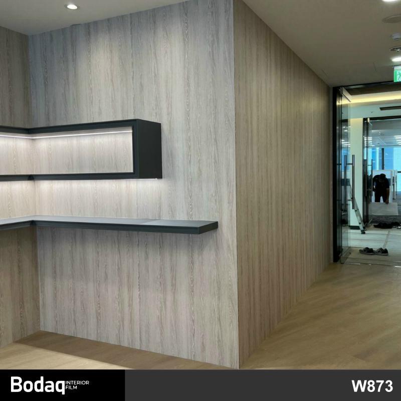 牆壁貼膜 辦公空間寫字樓房間展示牆裝飾翻新轉色貼膜 Bodaq W873