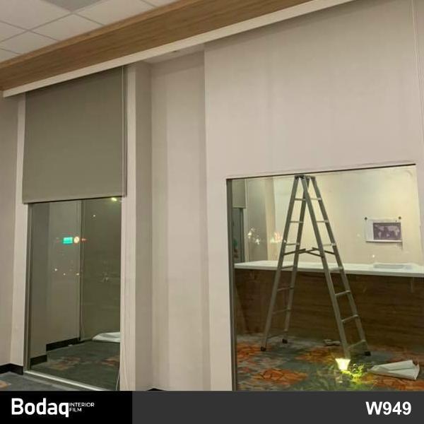 牆壁貼膜 辦公寫字樓天花板橫梁裝飾翻新轉色貼膜 Bodaq W949