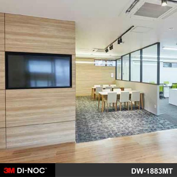 牆壁貼膜 商業空間牆面裝飾翻新轉色貼膜 3M Di-Noc DW-1883MT
