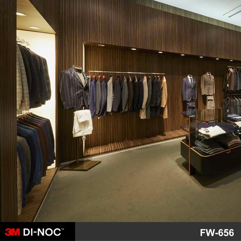 商業貼膜 服裝店裝修翻新轉色裝飾貼膜 3M Di-Noc FW-656